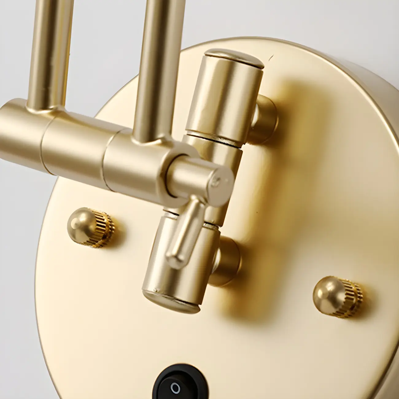 Elegant Streamlined Metal Swing Arm Wall Light Image - 16 | homeyfad