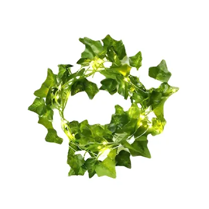 Natural Leaf Vine Flexible LED String Light Image - 5
