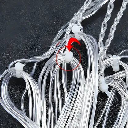 Star Moon Hanging Decorative LED String Light Image - 9