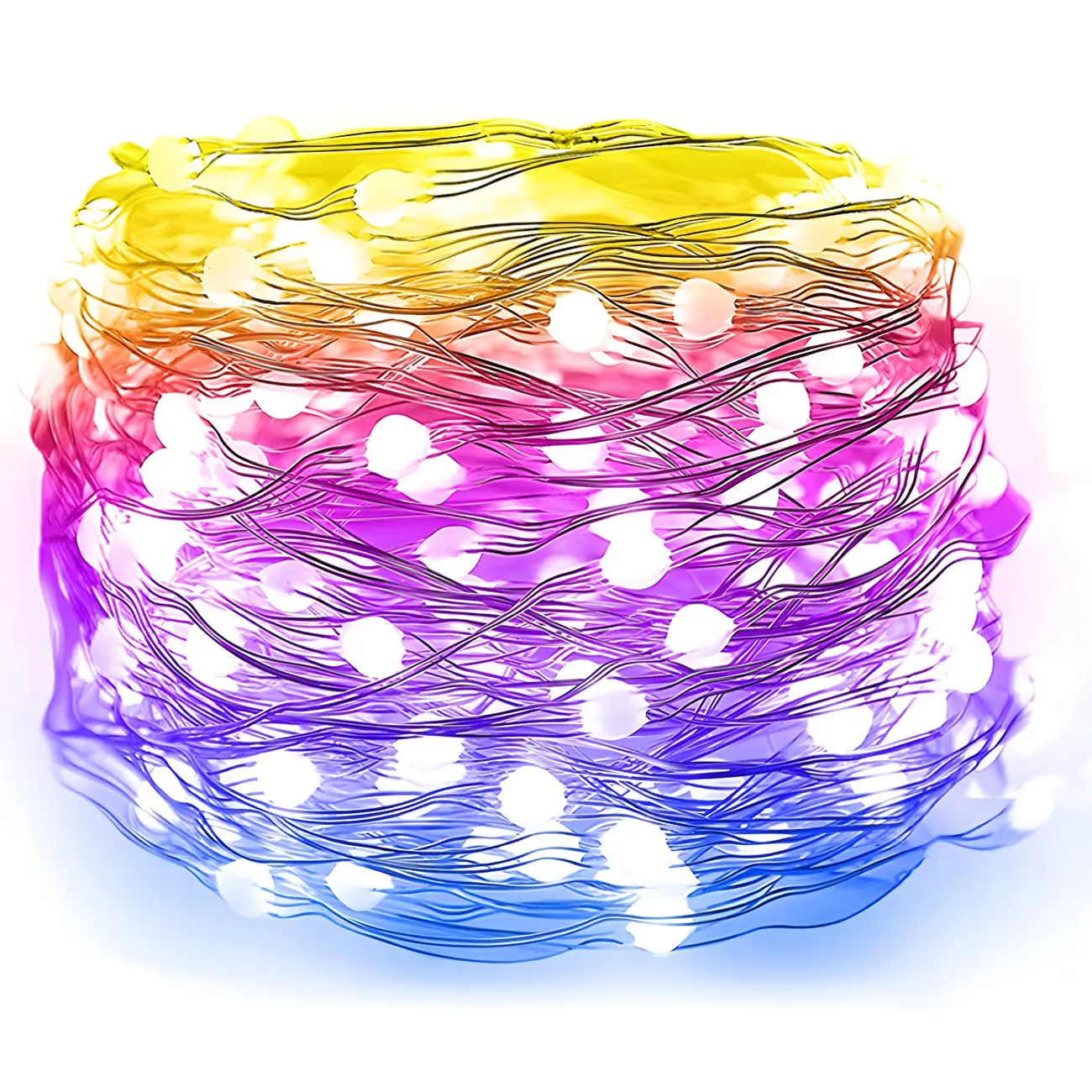 Modern Multi-color Dimmable USB String Light Image - 6 | homeyfad