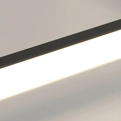 Minimalist LED Linear Pendant Light for Kitchen Image - 8