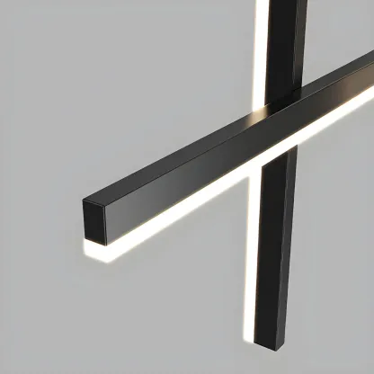 Minimalist LED Linear Pendant Light for Kitchen Image - 9