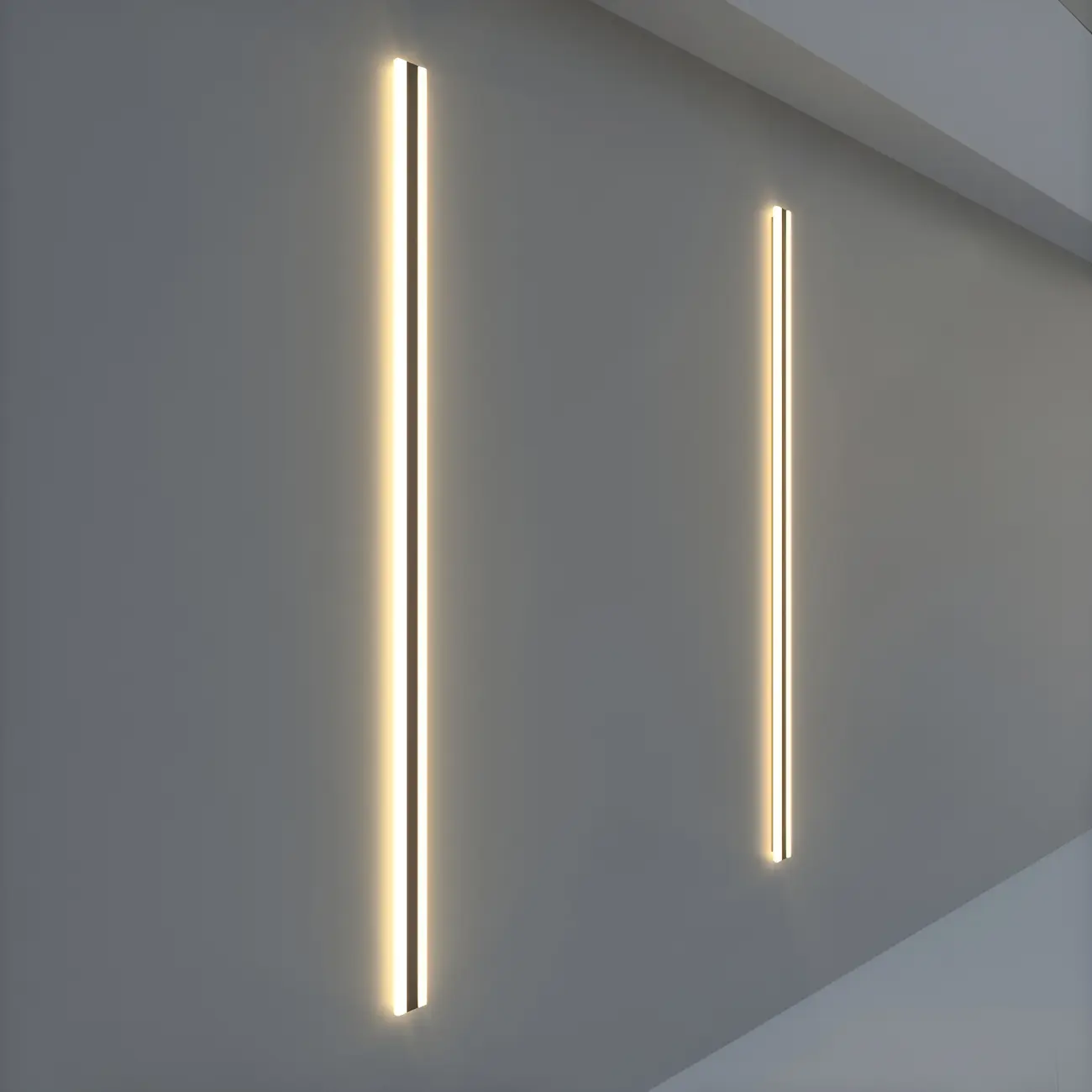 Modern Metal Black Linear LED Wall Light for Outdoor Image - 3 | homeyfad