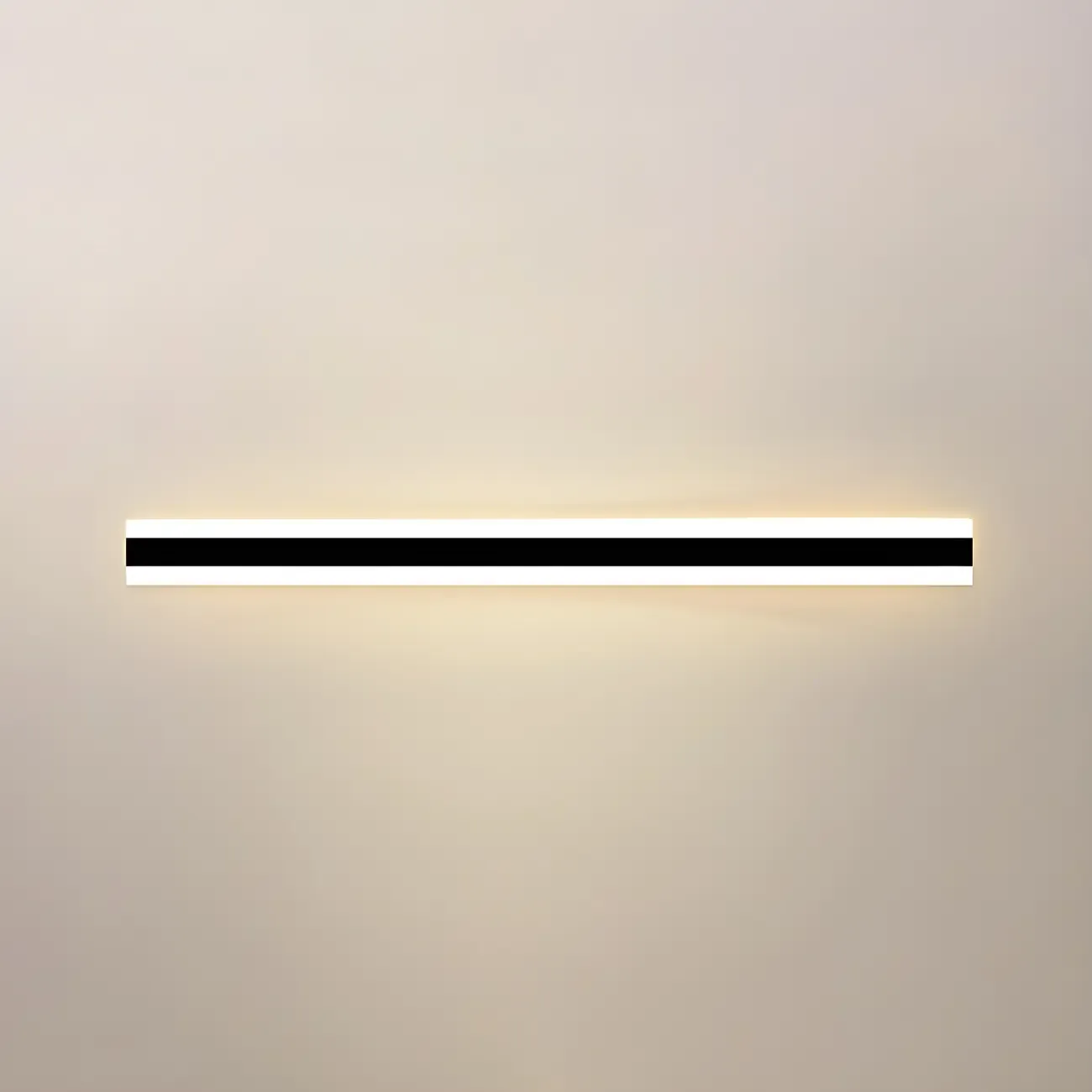 Modern Metal Black Linear LED Wall Light for Outdoor Image - 8