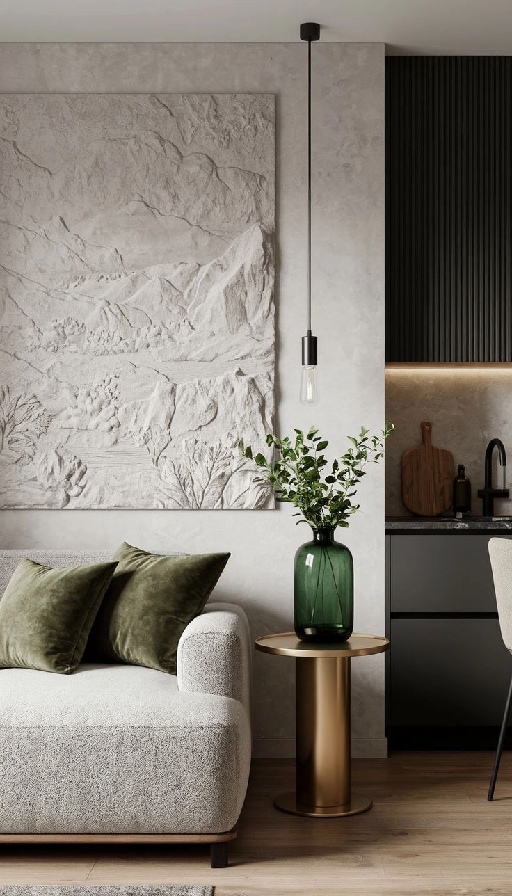 living room wall ideas with texture wall