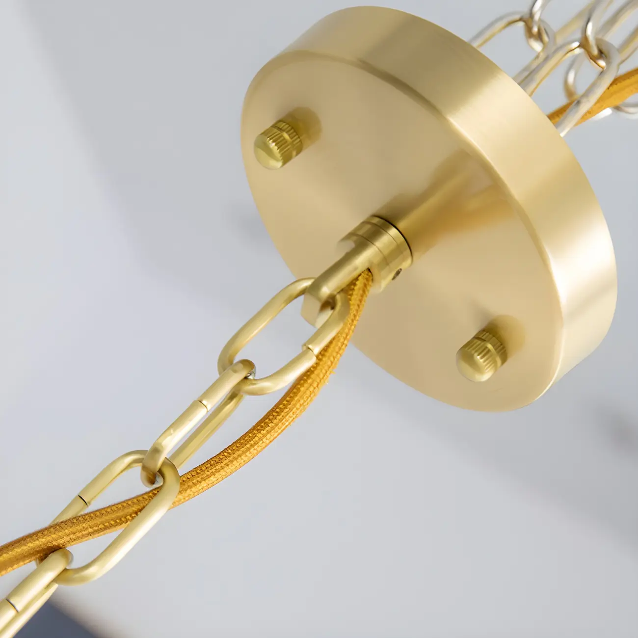 Gold Linear Metal Pleated Modern Chandelier Light | homeyfad