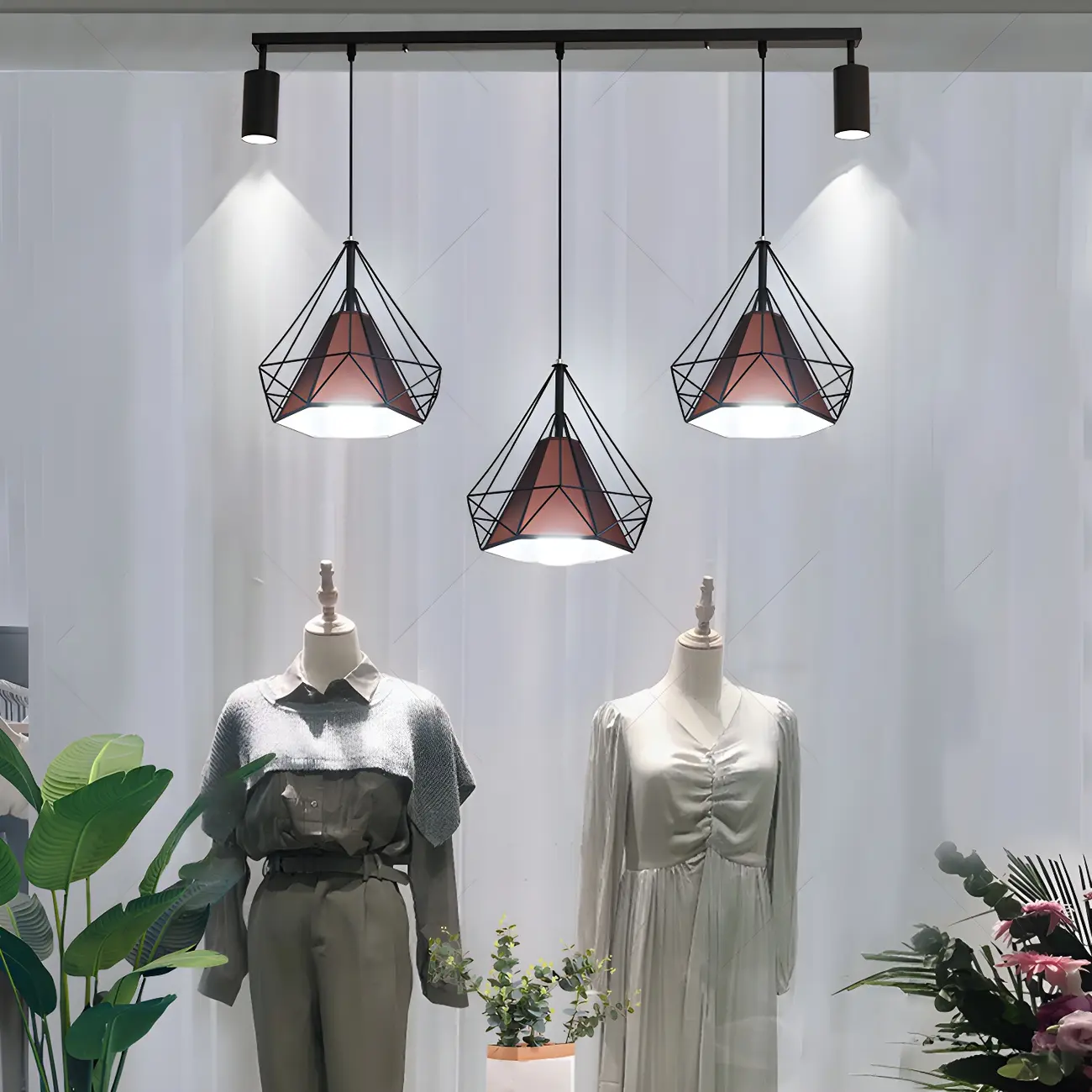 Modern Metal Cylinder Island Pendant Lights for Kitchen Image - 4 | homeyfad