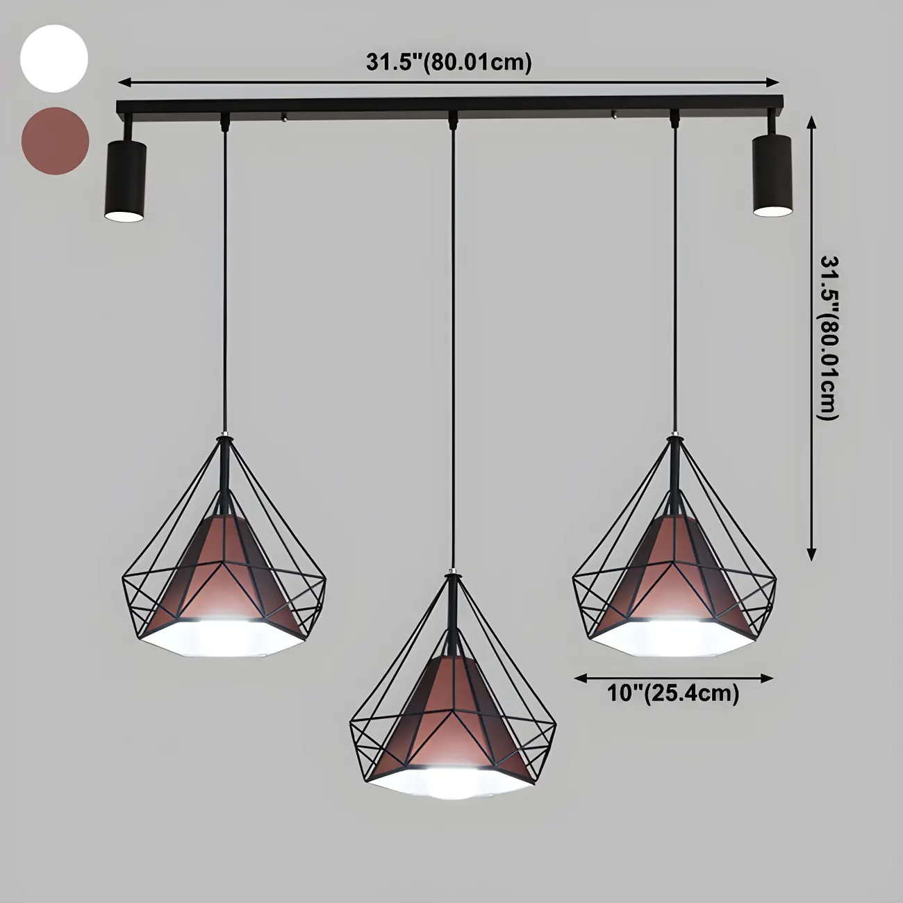 Modern Metal Cylinder Island Pendant Lights for Kitchen Image - 16 | homeyfad
