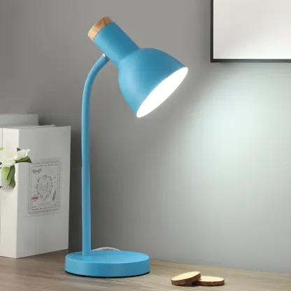 Bell Shape Metal Kids Lamp Adjustable Height for Study Room