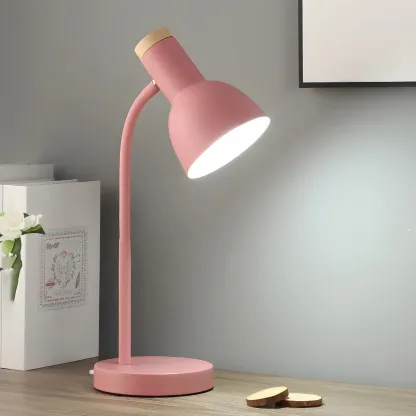 Bell Shape Metal Kids Lamp Adjustable Height for Study Room