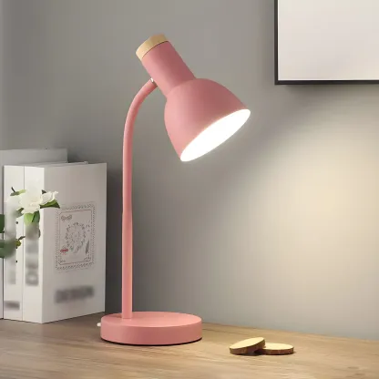 Bell Shape Metal Kids Lamp Adjustable Height for Study Room