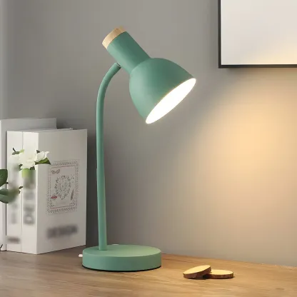 Bell Shape Metal Kids Lamp Adjustable Height for Study Room