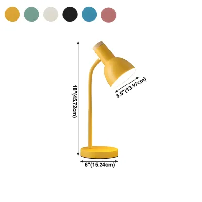 Bell Shape Metal Kids Lamp Adjustable Height for Study Room
