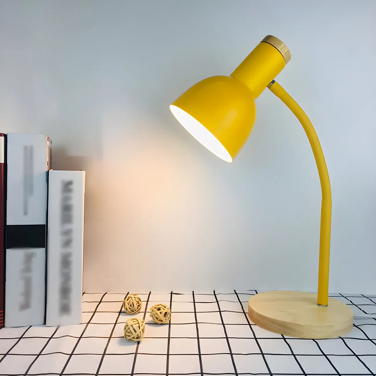 Metal Bell Desk Lamp Modern Adjustable for Bedroom Image - 1 | homeyfad