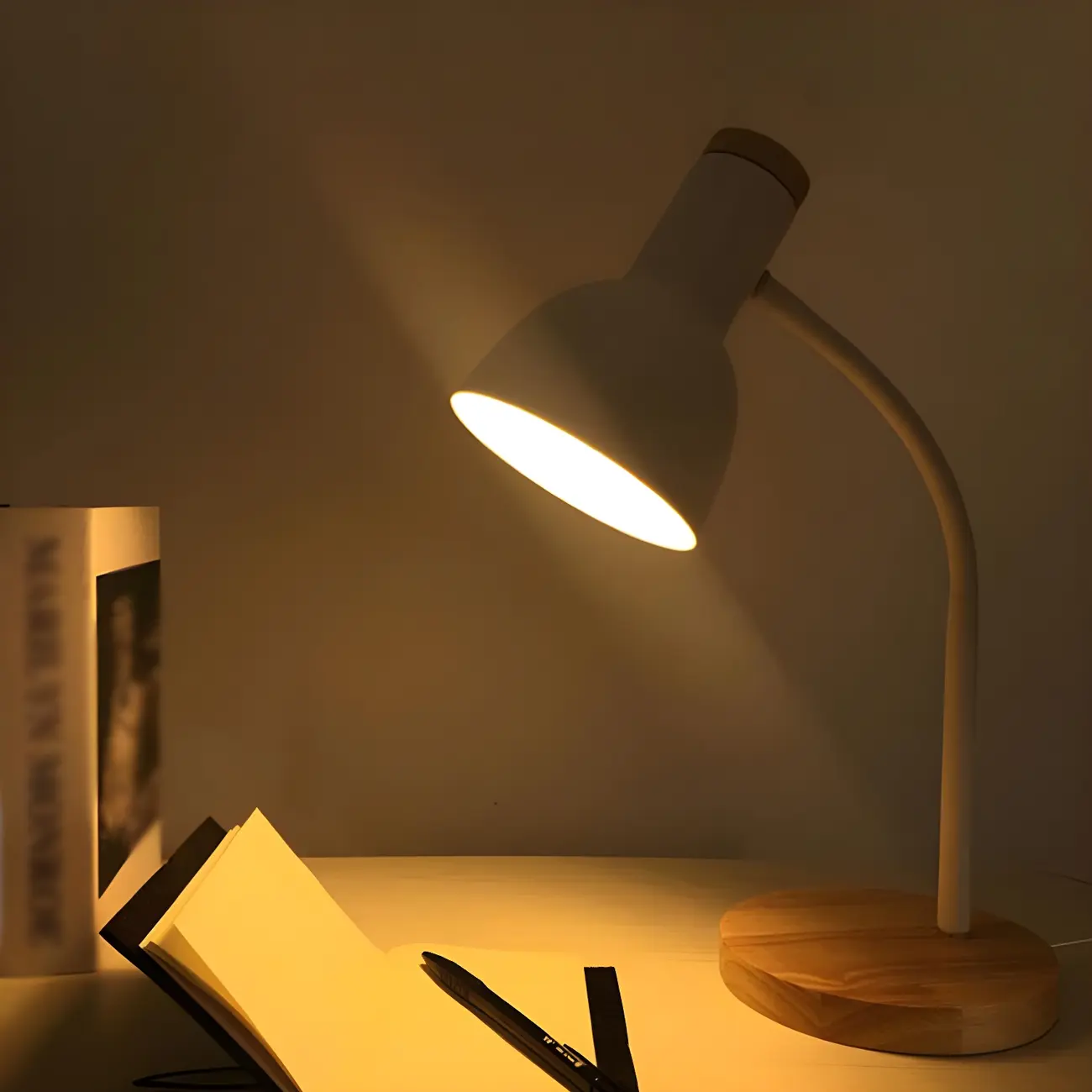 Metal Bell Desk Lamp Modern Adjustable for Bedroom Image - 11 | homeyfad