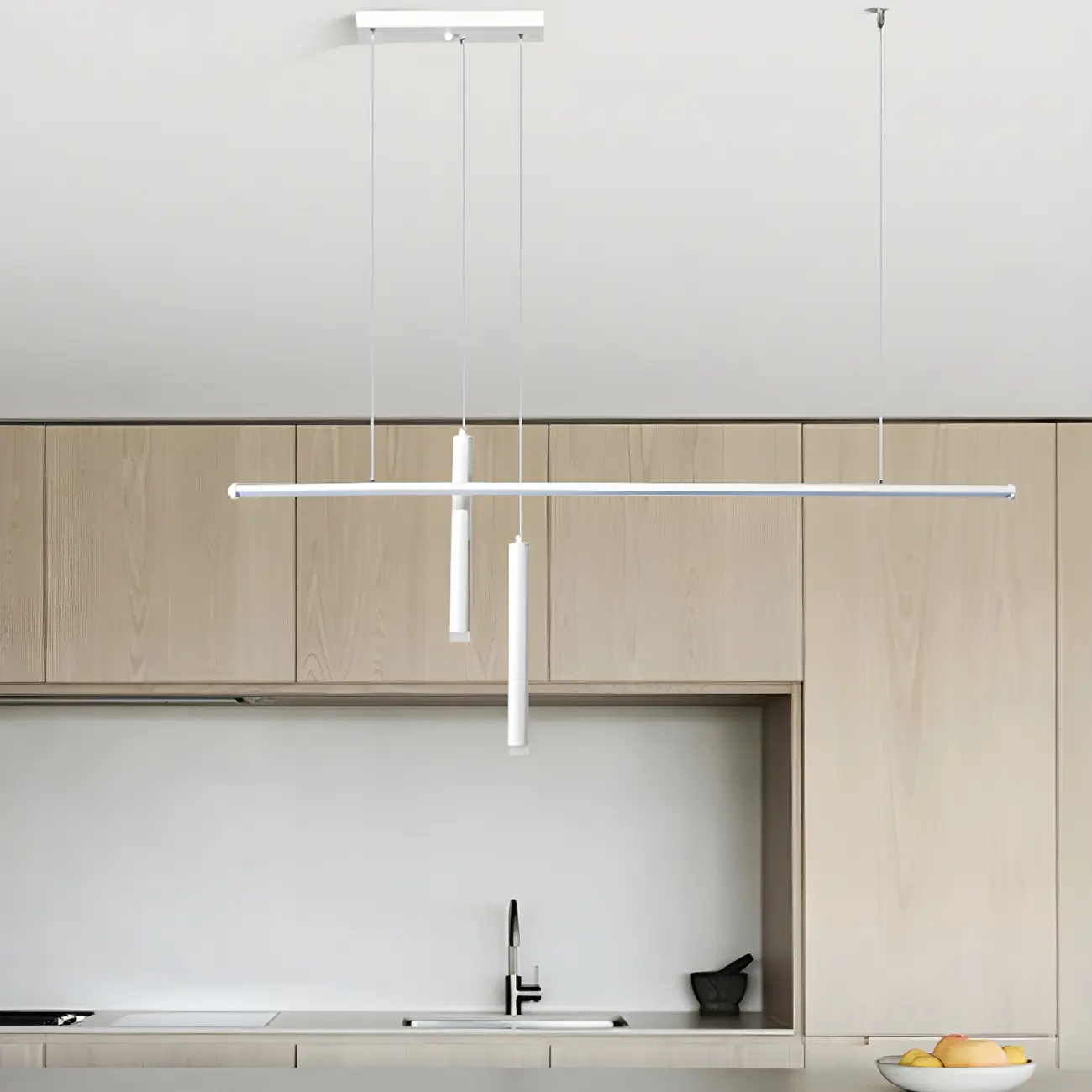 Modern Metal Heart-Shaped Pendant Light for Kitchen Image - 4 | homeyfad