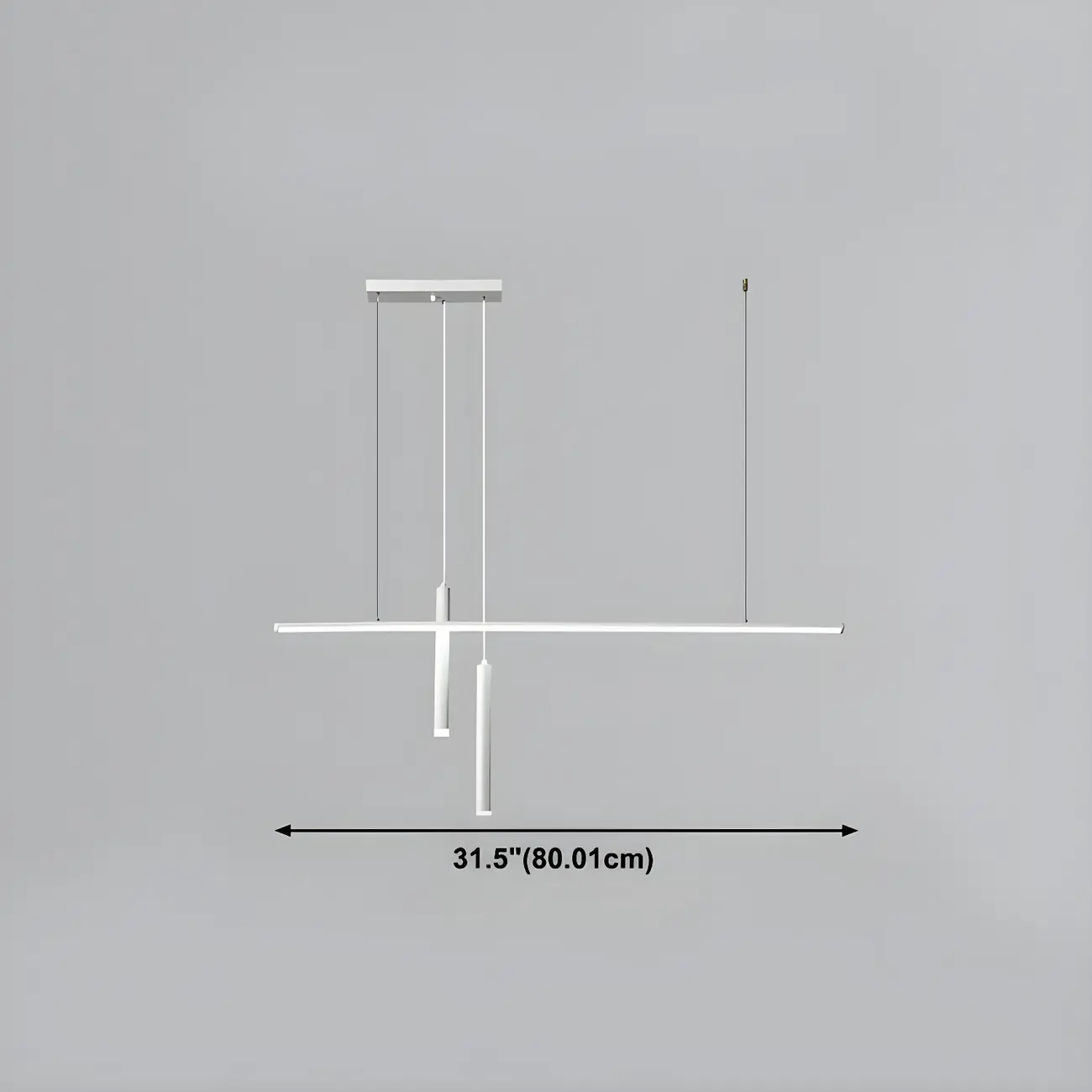 Modern Metal Heart-Shaped Pendant Light for Kitchen #size | homeyfad