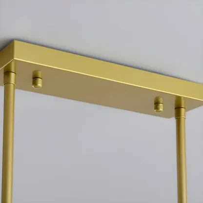  Kitchens Modern Crystal Gold Island Pendant Light Image - 16