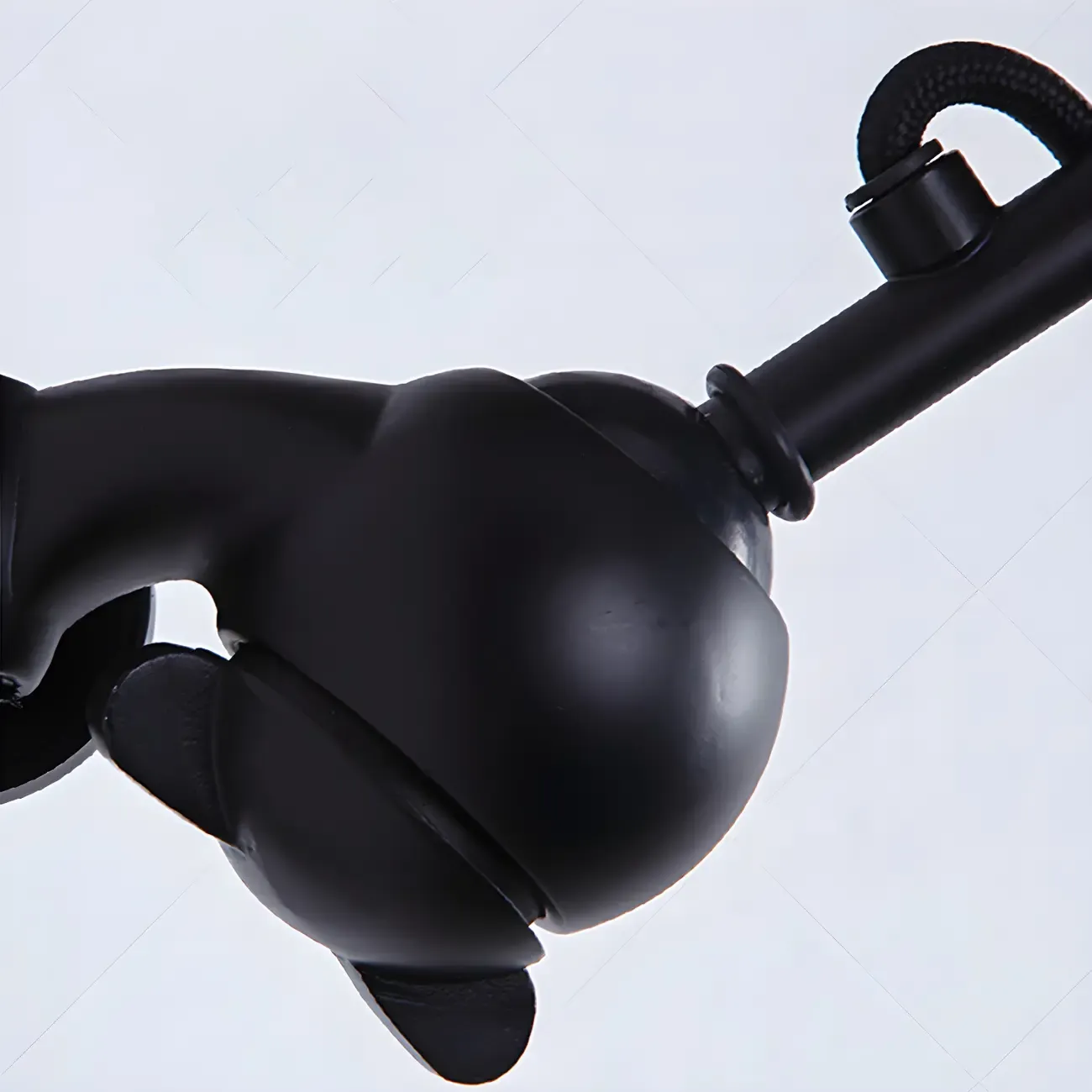 White Inner Shade Black Metal Swing Arm Wall Light Image - 6