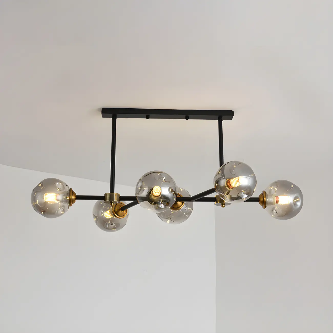 Sputnik Glass Globe Pendant Light for Kitchen Image - 8 | homeyfad