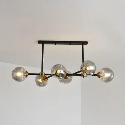 Sputnik Glass Globe Pendant Light for Kitchen Image - 8