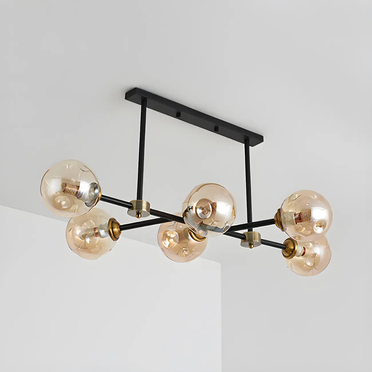 Sputnik Glass Globe Pendant Light for Kitchen Image - 11 | homeyfad