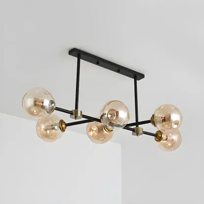 Sputnik Glass Globe Pendant Light for Kitchen Image - 11