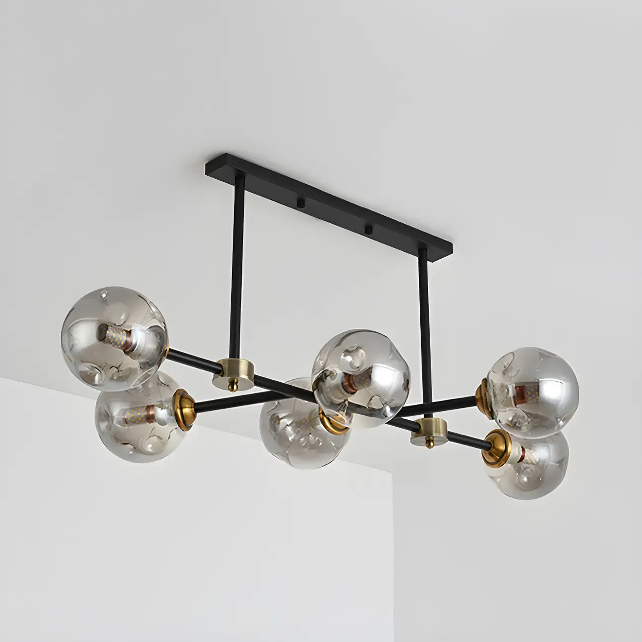 Sputnik Glass Globe Pendant Light for Kitchen Image - 12