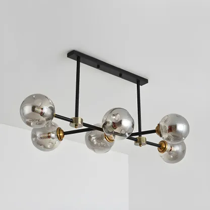 Sputnik Glass Globe Pendant Light for Kitchen Image - 12