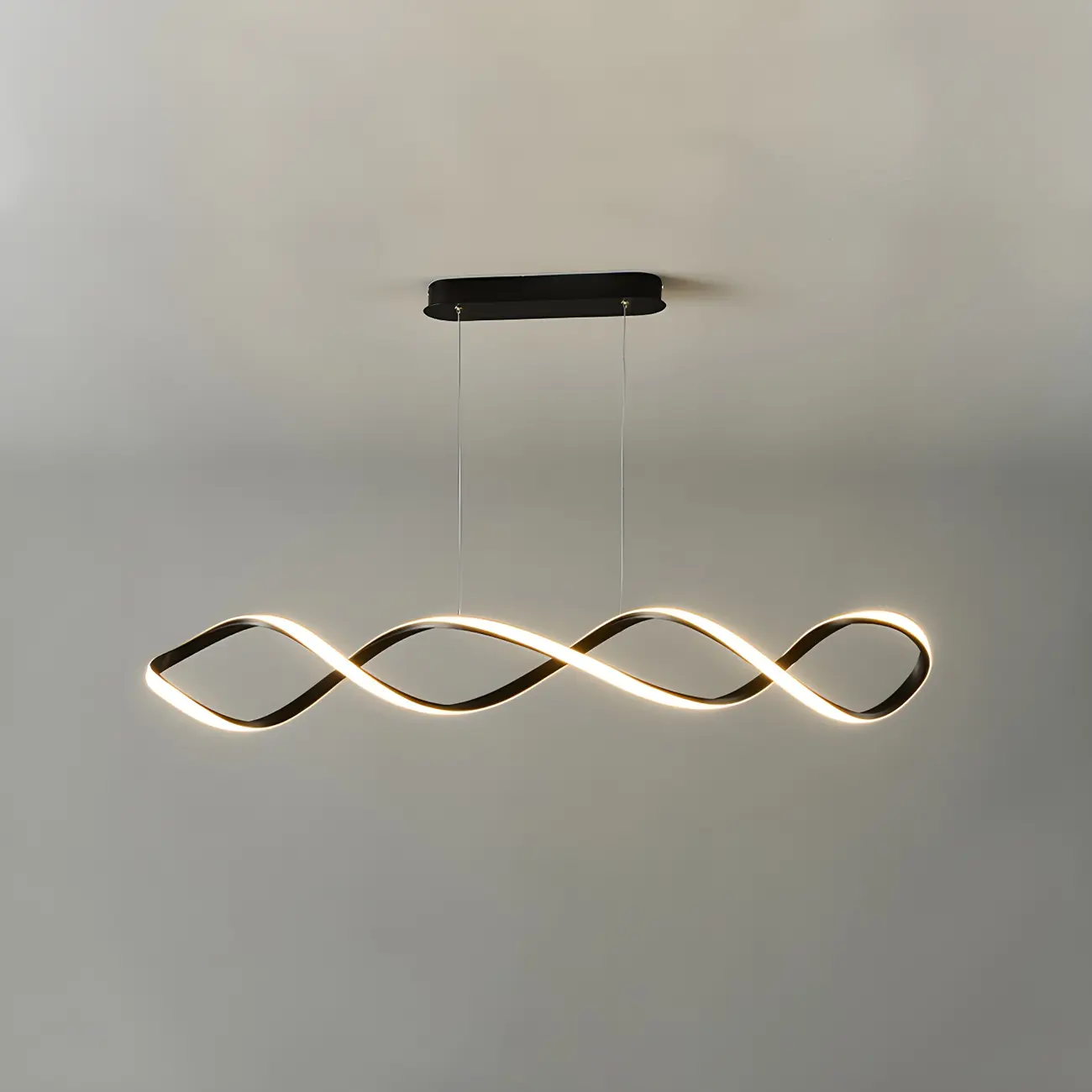 Abstract Modern LED Sculptural Island Light Image - 5 | homeyfad