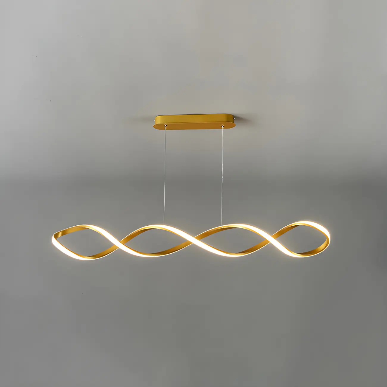 Abstract Modern LED Sculptural Island Light Image - 6 | homeyfad