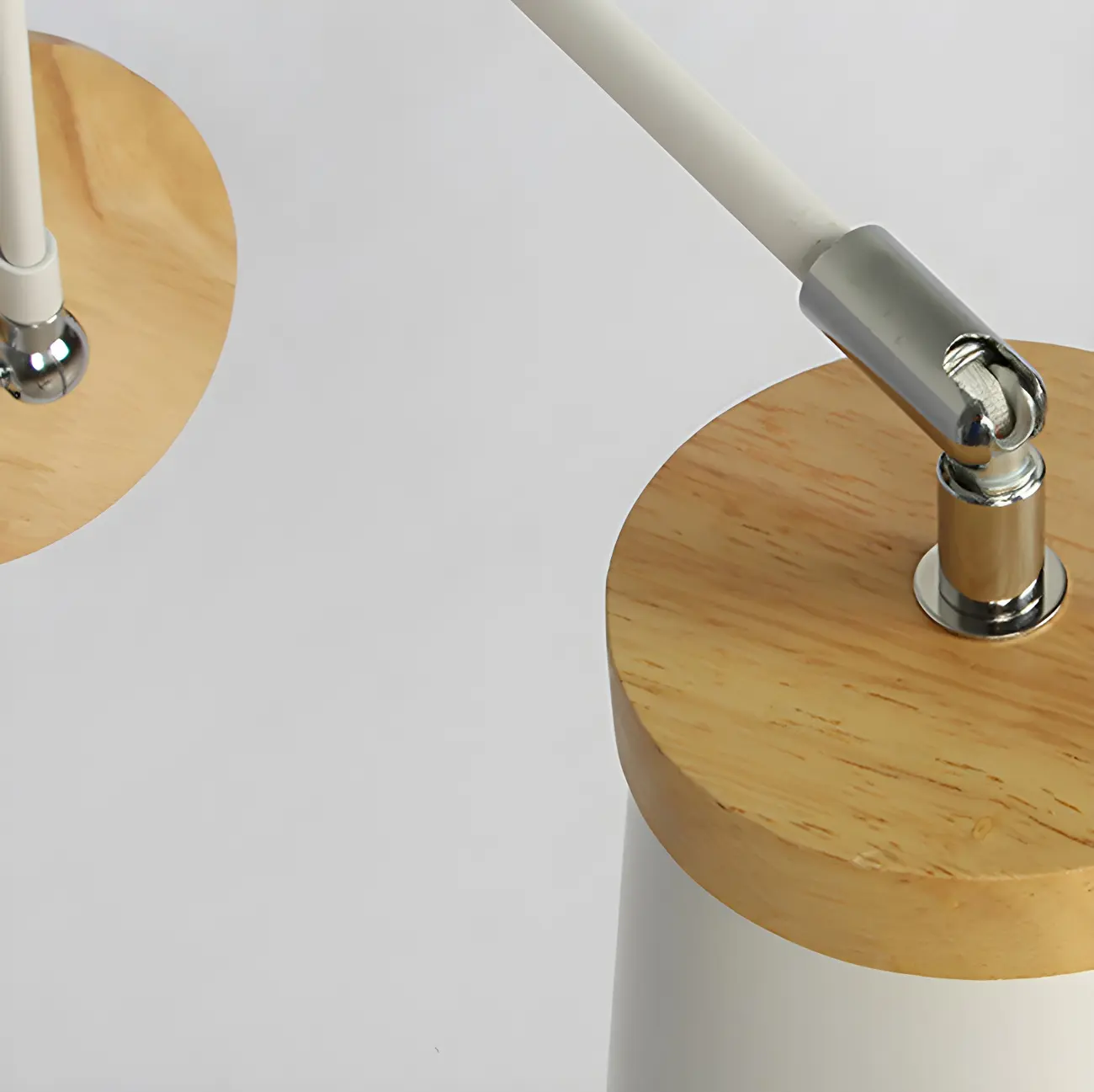 Modern Wood Metal Swing Arm Wall Light Image - 16 | homeyfad