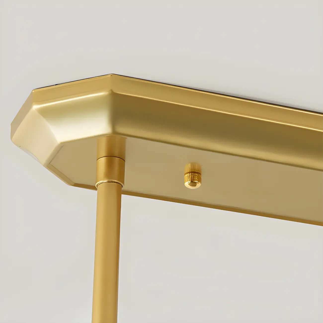 Luxury Crystal Gold Rectangle Island Pendant Light Image - 12 | homeyfad