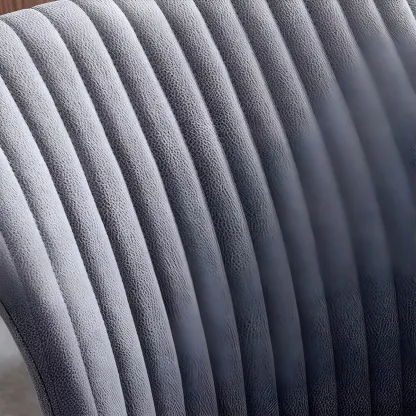 Industrial Dark Gray Armless Kitchen Dining Chairs Image - 14