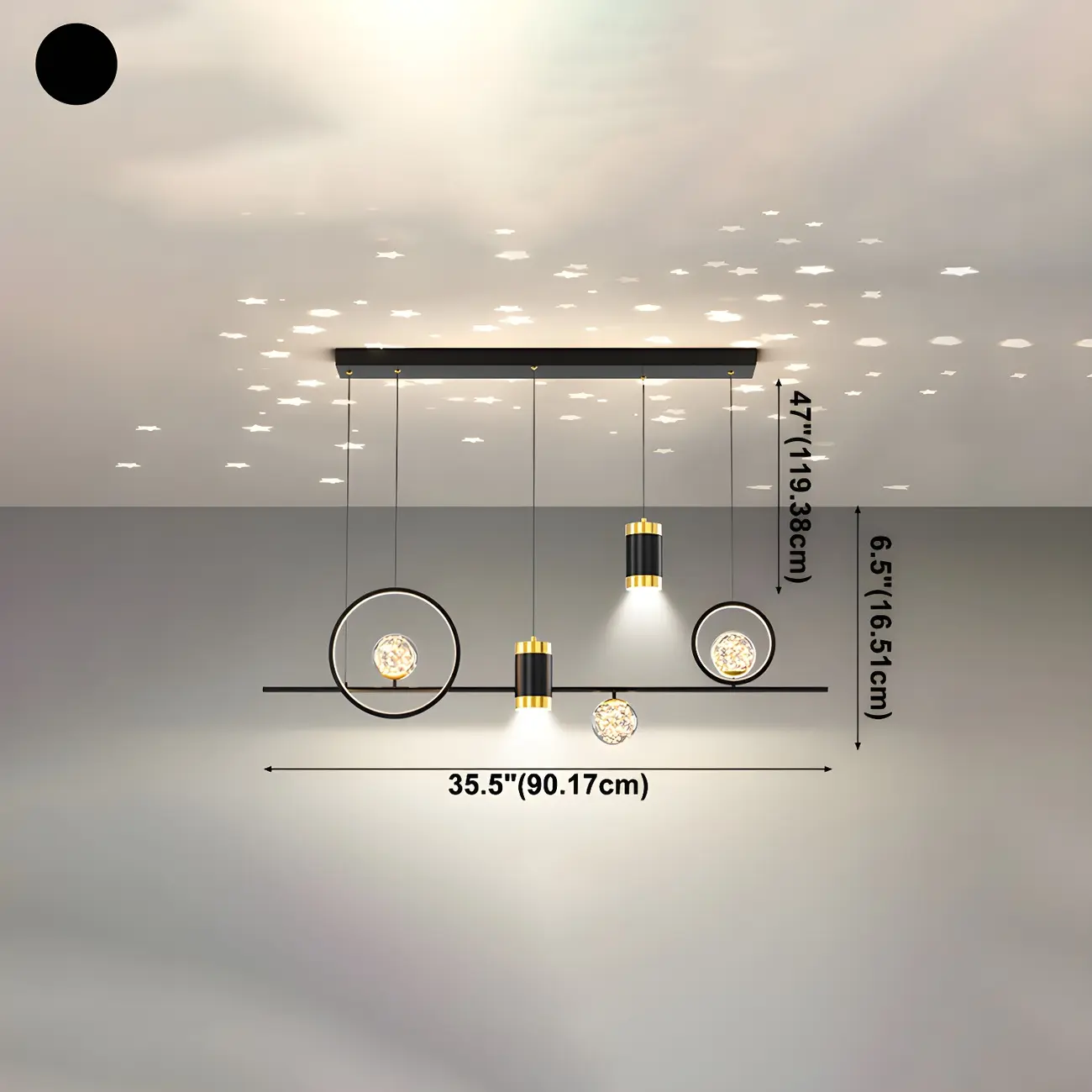 Trendy Modern Metal Cylinder Multi-Light Pendant Image - 19 | homeyfad