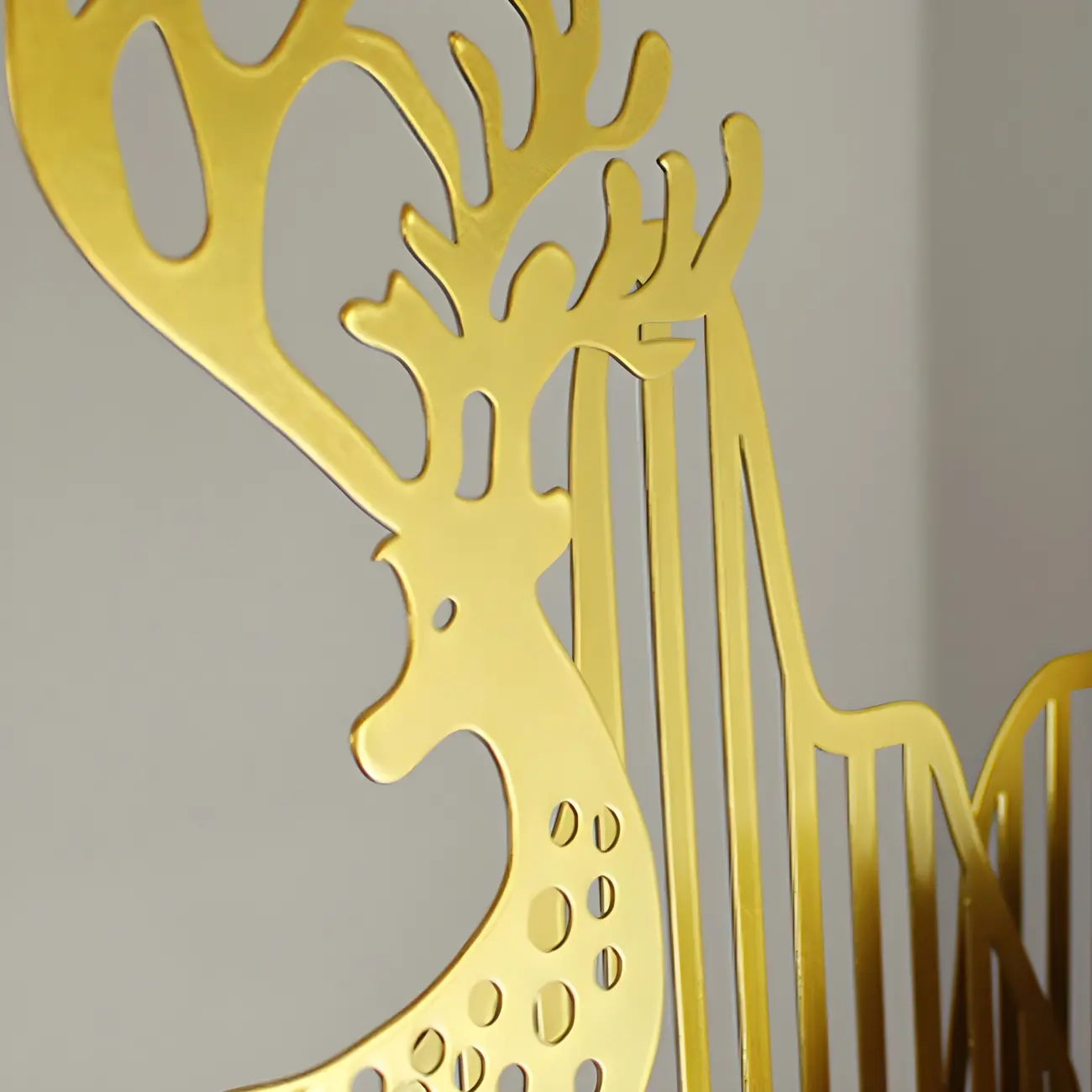 3/4-Light Modern Gold Metal Abstract Island Light Image - 16 | homeyfad