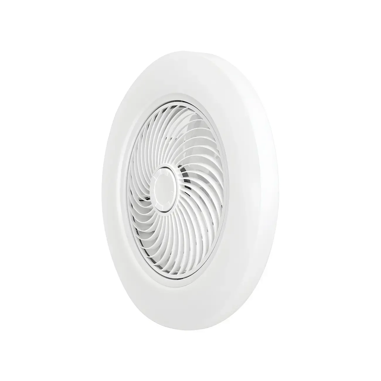 Modern Flush Mount Ceiling Fan with Light 3-Speed for Living Room