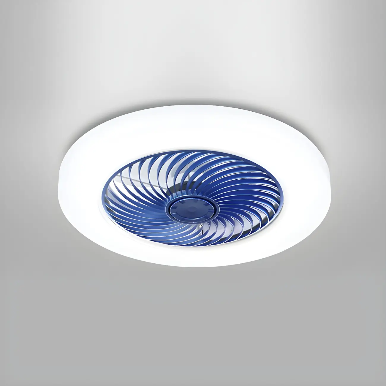 Modern Flush Mount Ceiling Fan with Light 3-Speed for Living Room | homeyfad