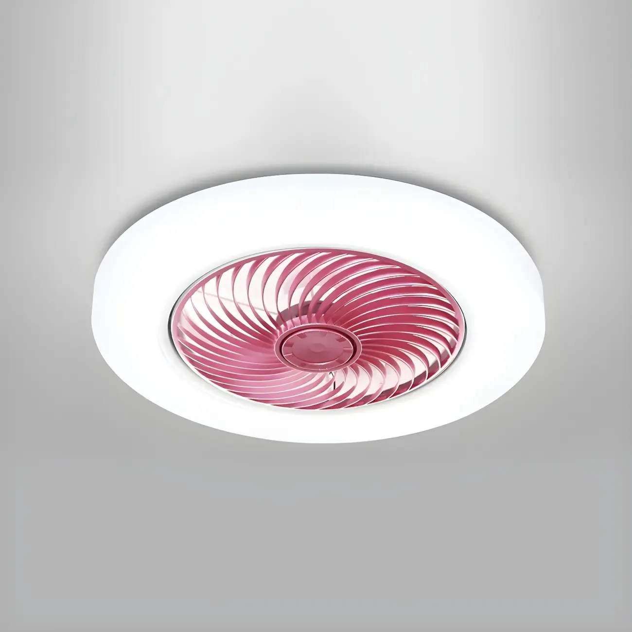 Modern Flush Mount Ceiling Fan with Light 3-Speed for Living Room