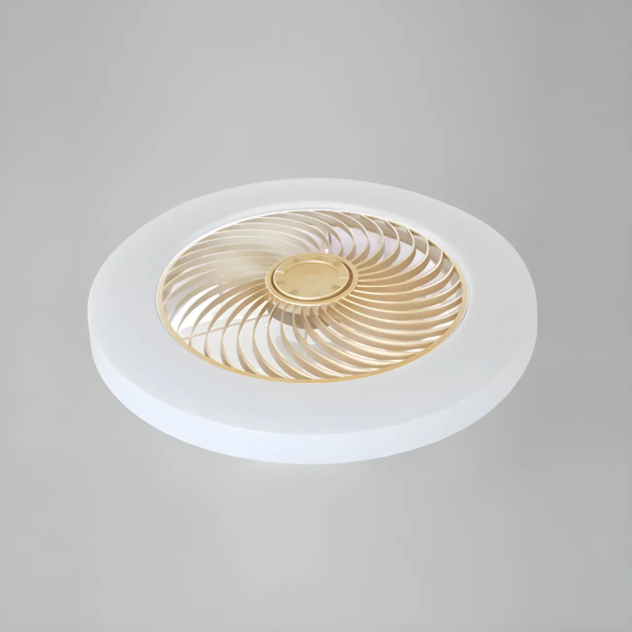 Modern Flush Mount Ceiling Fan with Light 3-Speed for Living Room