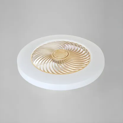 Modern Flush Mount Ceiling Fan with Light 3-Speed for Living Room