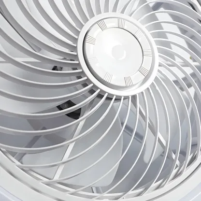 Modern Flush Mount Ceiling Fan with Light 3-Speed for Living Room