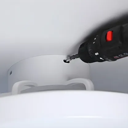 Modern Flush Mount Ceiling Fan with Light 3-Speed for Living Room