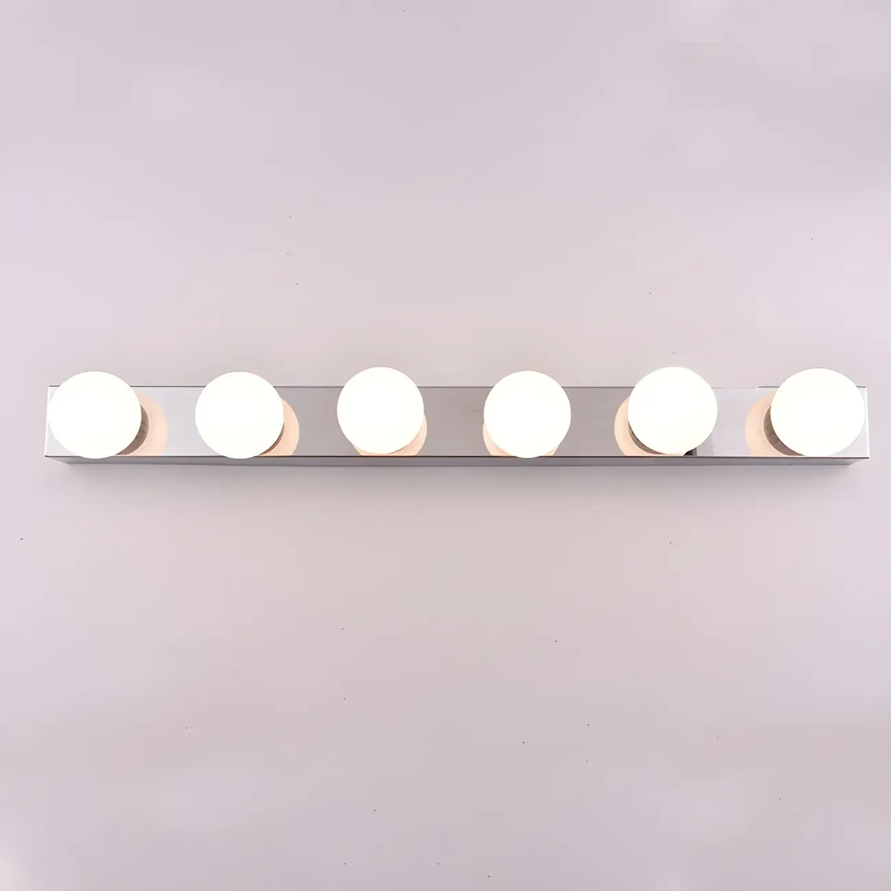 Contemporary Globe Vanity Light Multi Bulb Bathroom Fixture Image - 7