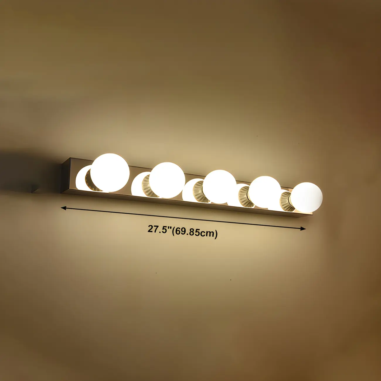 Contemporary Globe Vanity Light Multi Bulb Bathroom Fixture Image - 12 | homeyfad