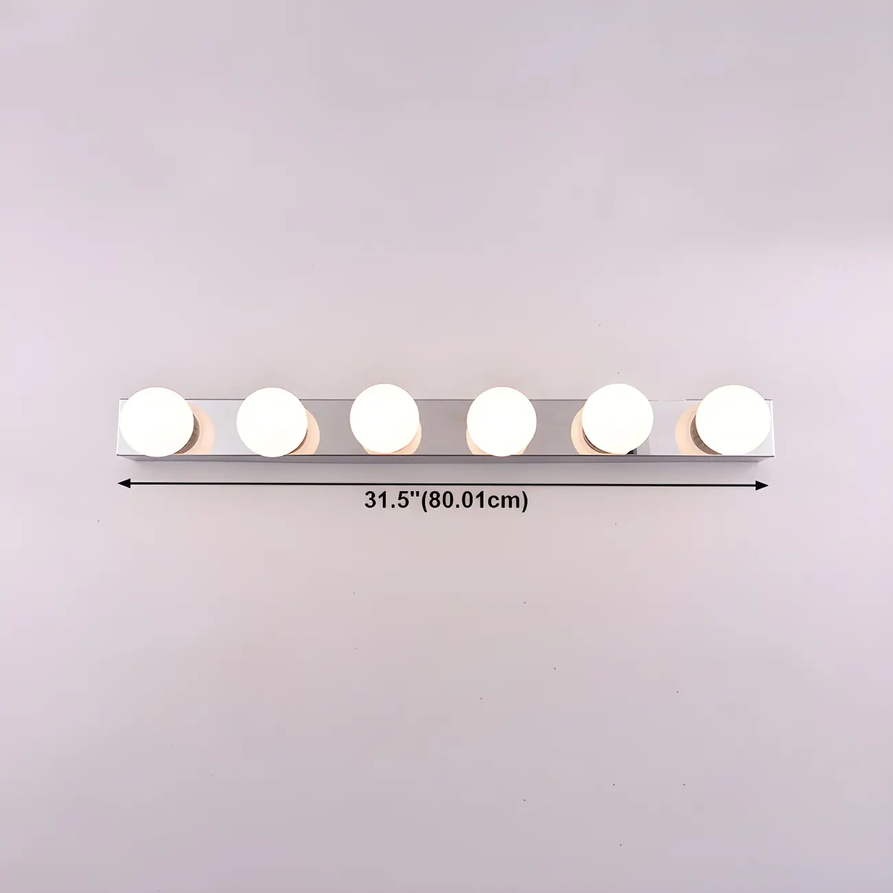 Contemporary Globe Vanity Light Multi Bulb Bathroom Fixture Image - 13 | homeyfad