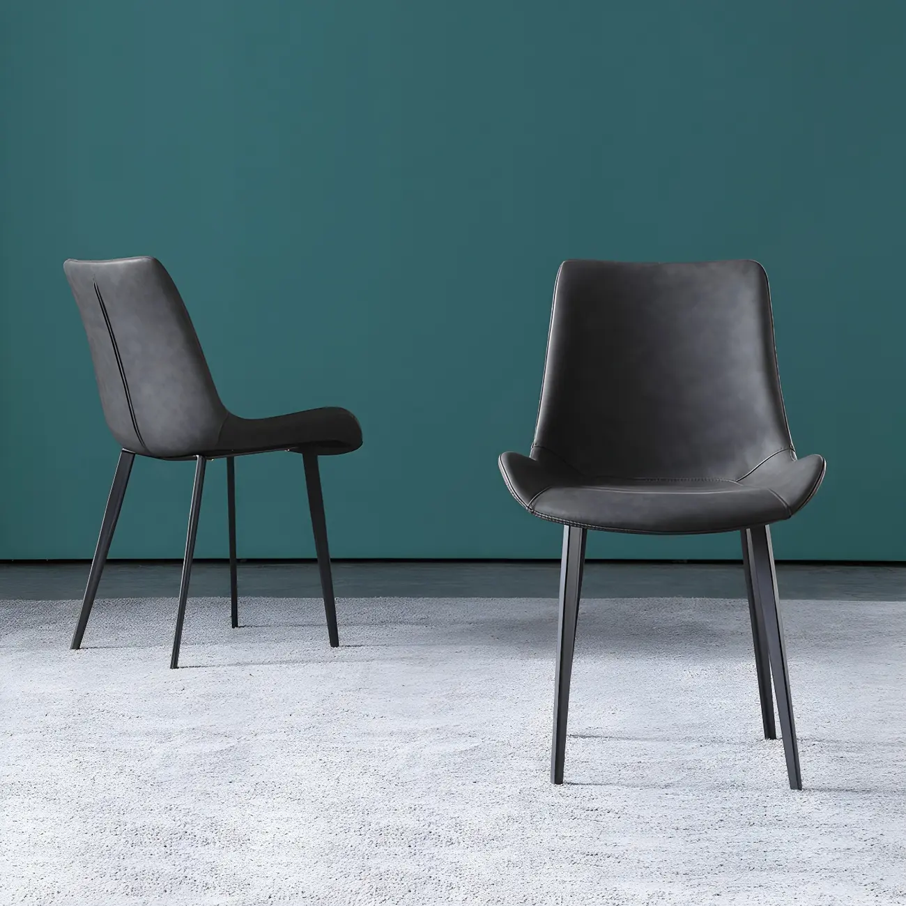 Industrial Upholstered Arm Chair with Metal Frame Image - 4 | homeyfad