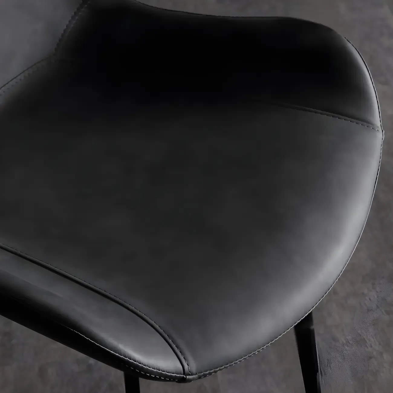 Industrial Upholstered Arm Chair with Metal Frame Image - 8