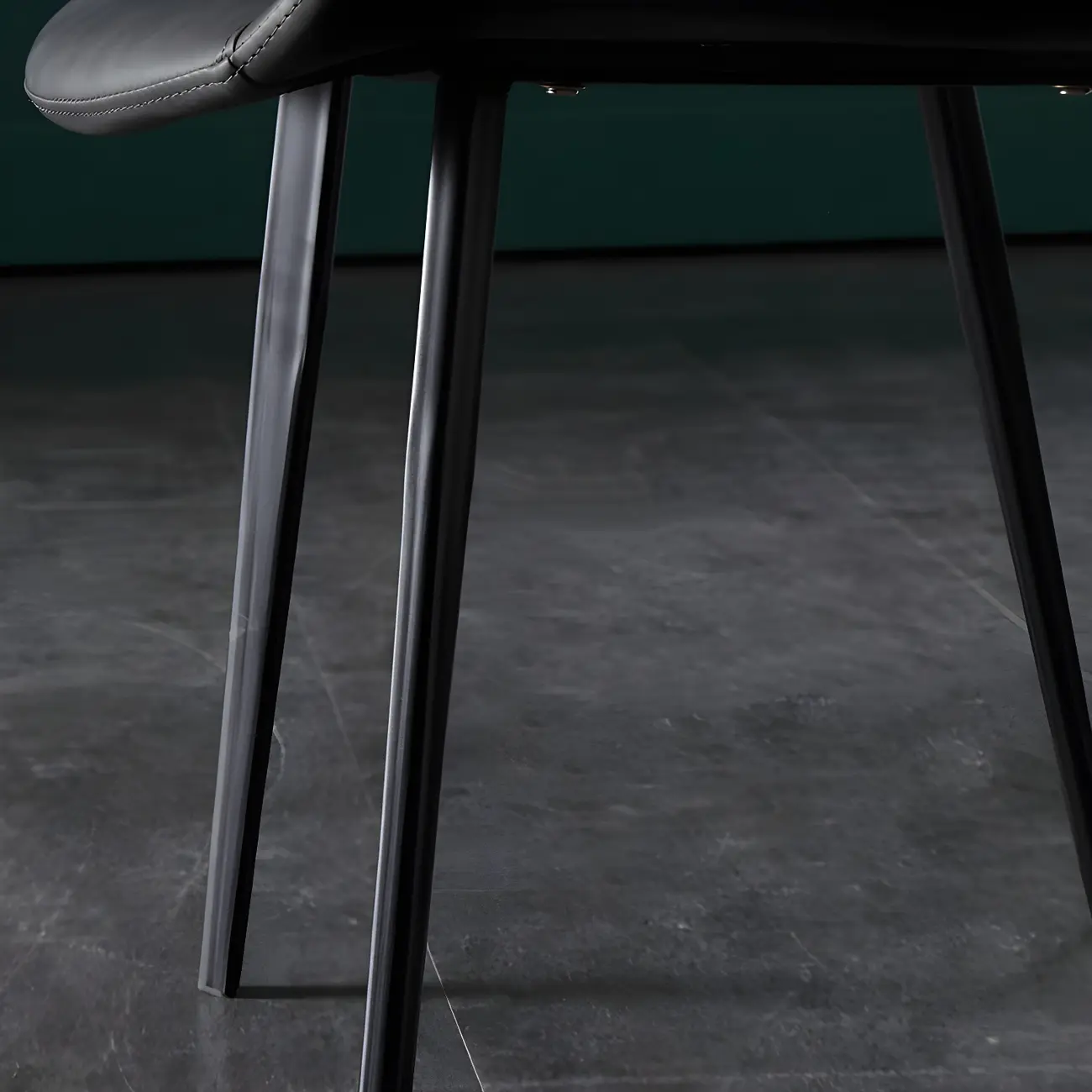 Industrial Upholstered Arm Chair with Metal Frame Image - 9 | homeyfad