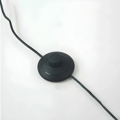 Stylish Silica Gel Metal Linear Arc LED Floor Lamp Image - 13